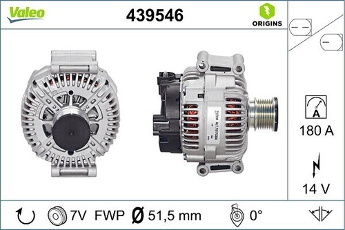 Valeo lichtmaschine 180 mit - valeo,