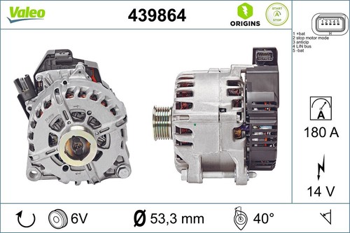 Valeo lichtmaschine 14v 210a - valeo,